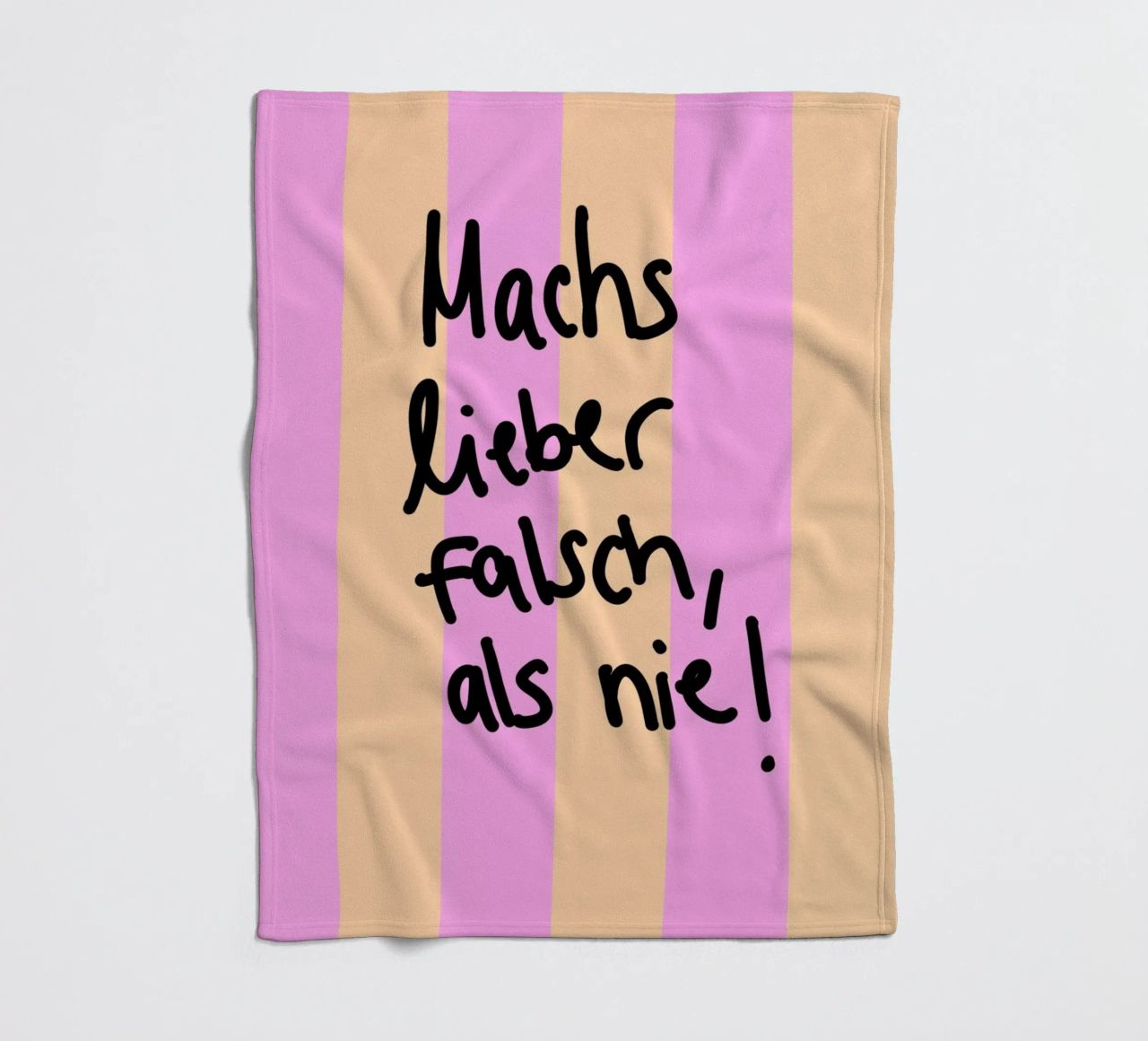 Machs lieber falsch als nie! coperta in pile da Hej Ibiza by Ute Arnold