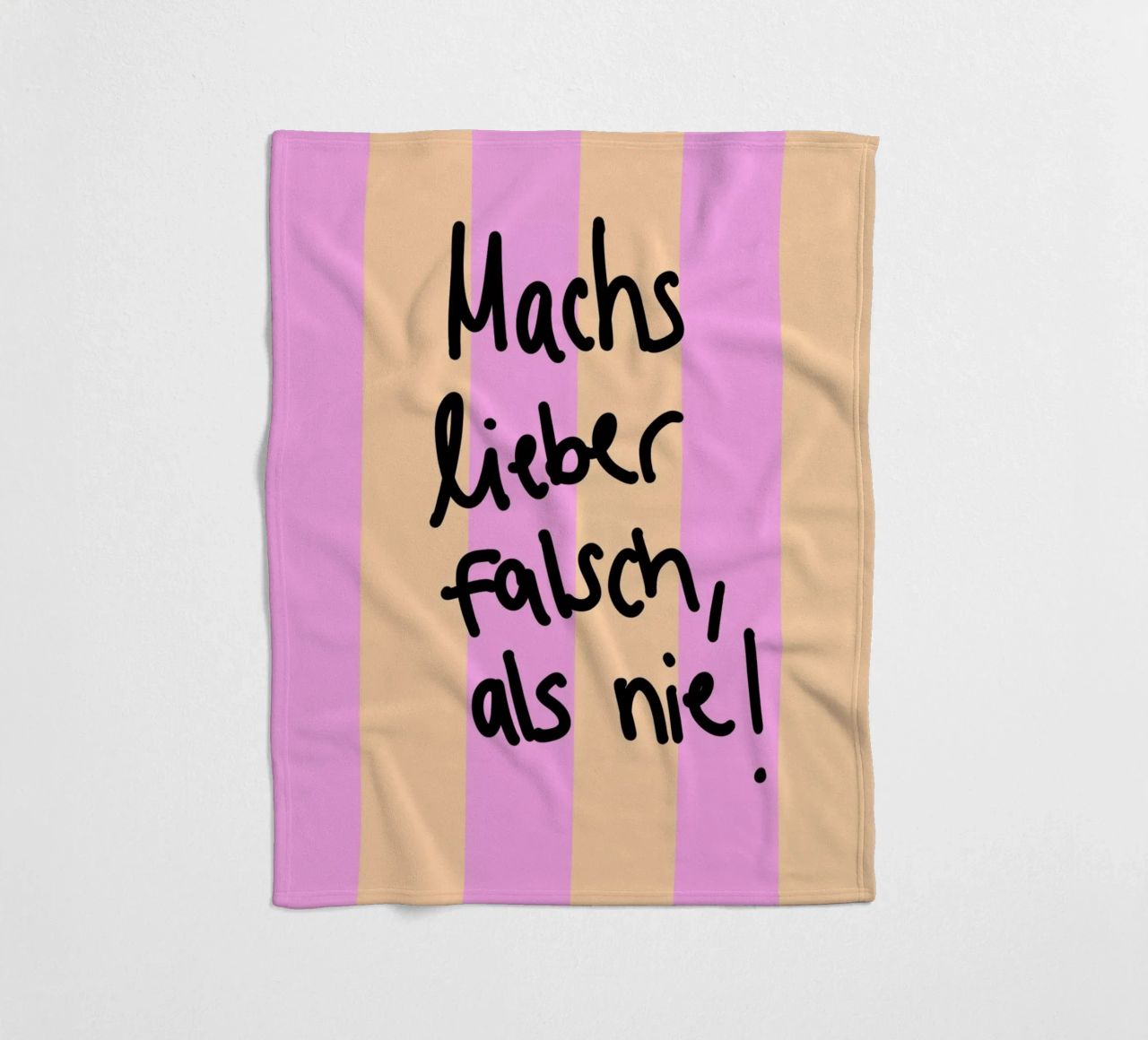 Machs lieber falsch als nie! coperta in pile da Hej Ibiza by Ute Arnold