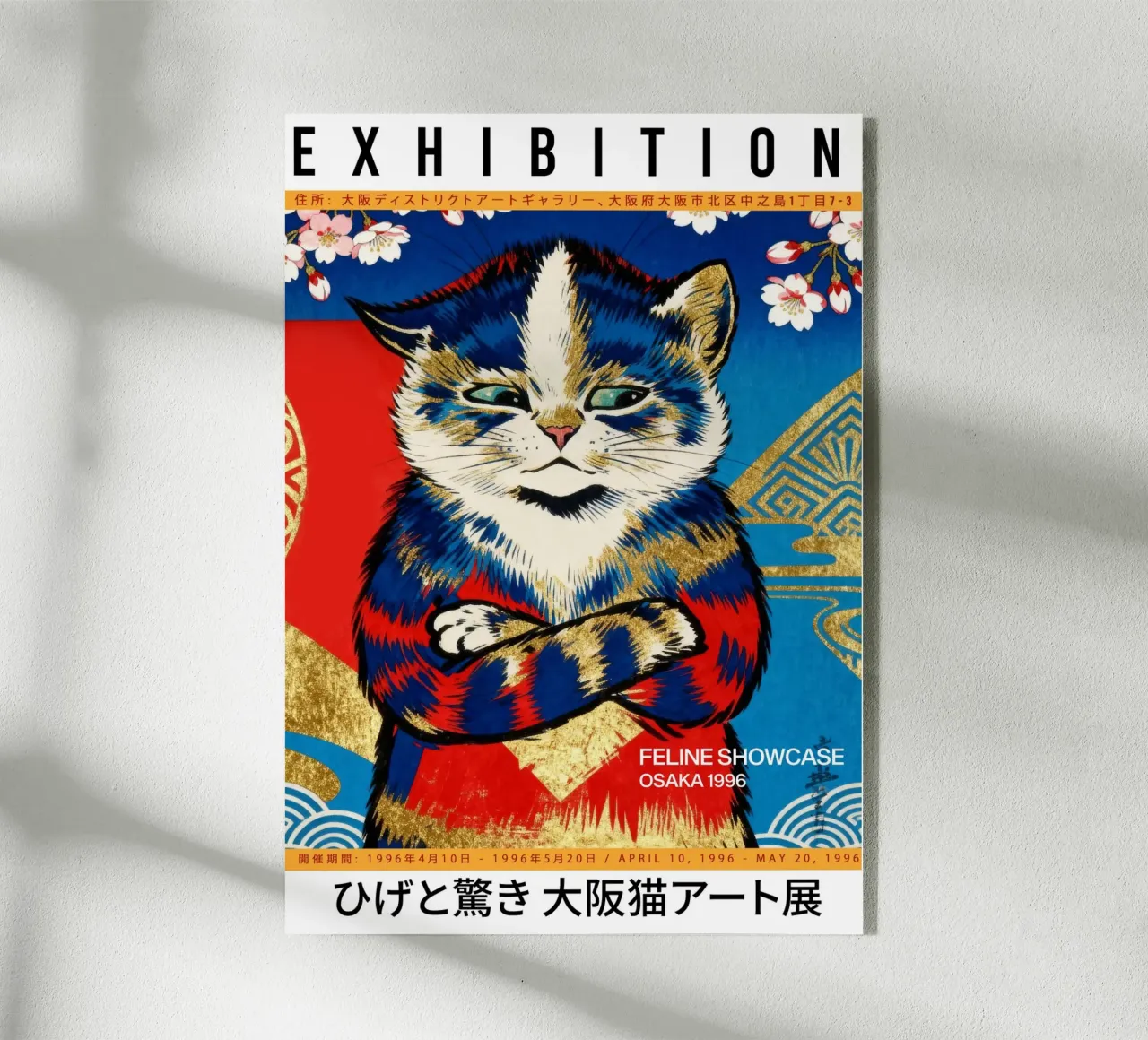 Louis Wain Cat Vintage Art plexiglass da EverLuvv Studio