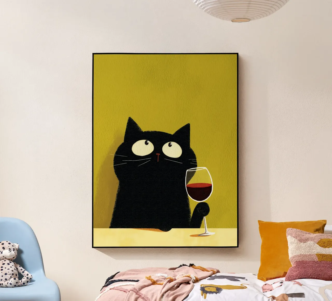 Gatto felice plexiglass da HookASmile