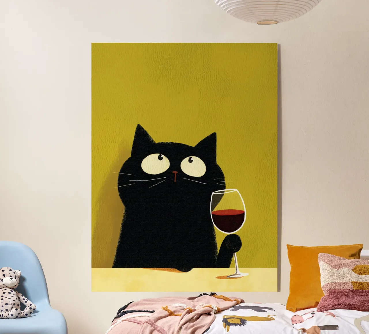 Gatto felice plexiglass da HookASmile