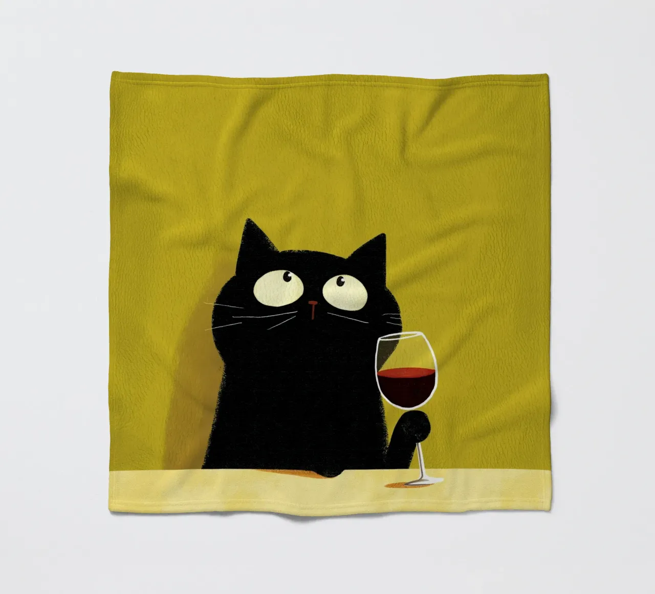 Gatto felice coperta in pile da HookASmile