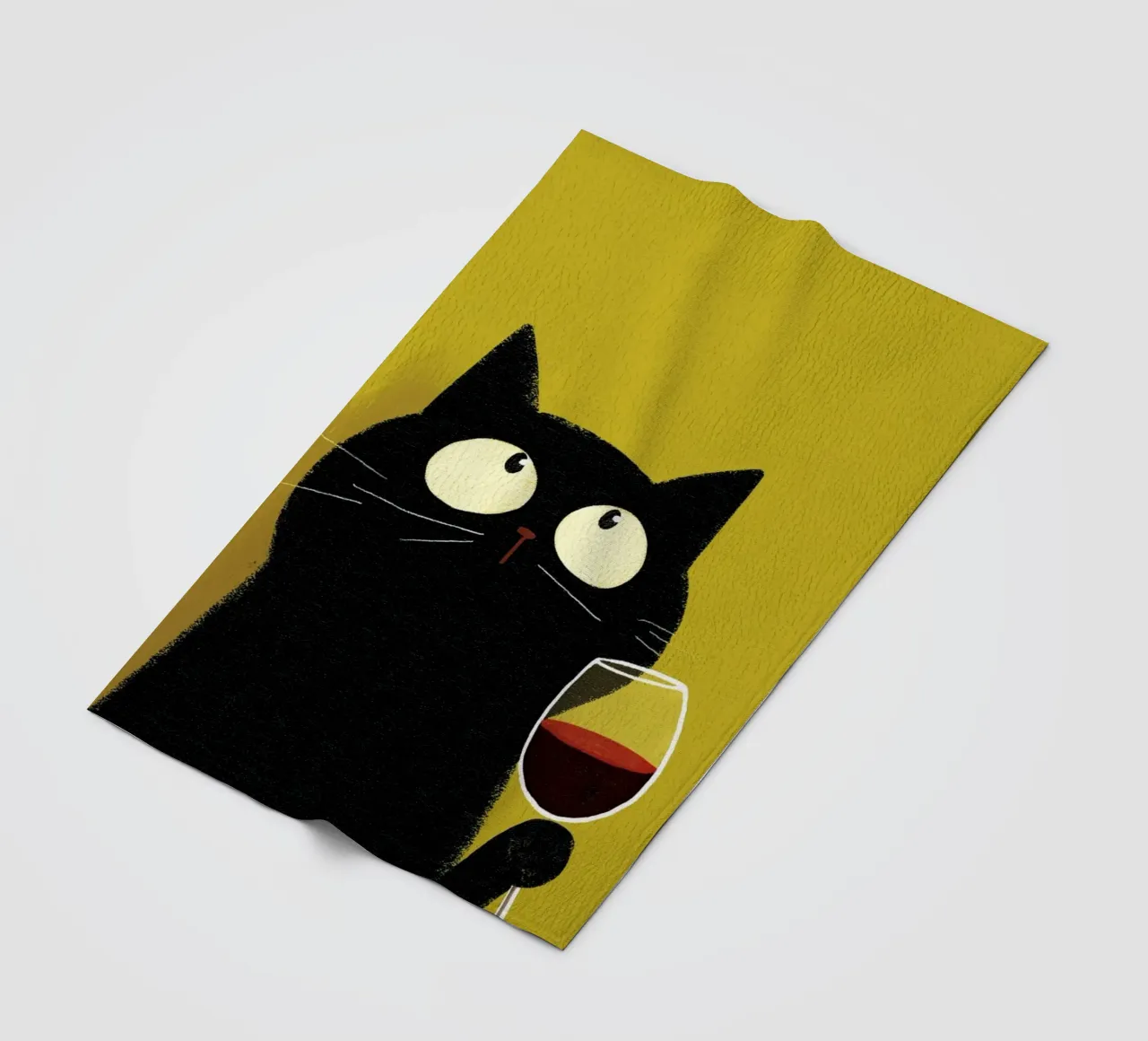 Gatto felice coperta in pile da HookASmile