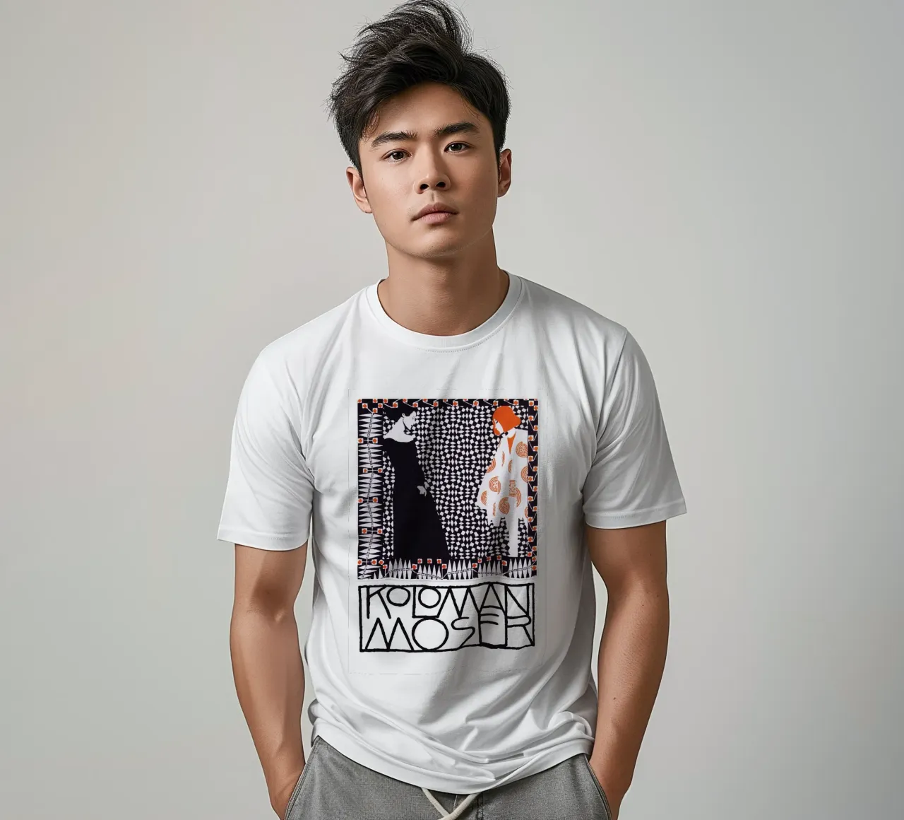 Koloman Moser Art t-shirt da EverLuvv Studio