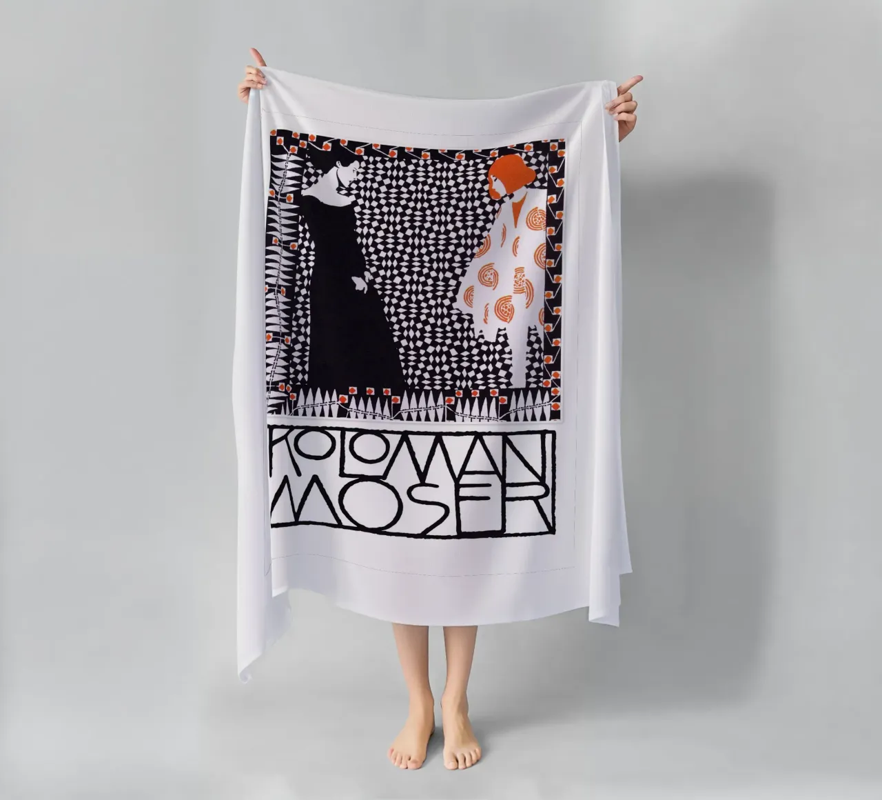 Koloman Moser Art telo mare da EverLuvv Studio