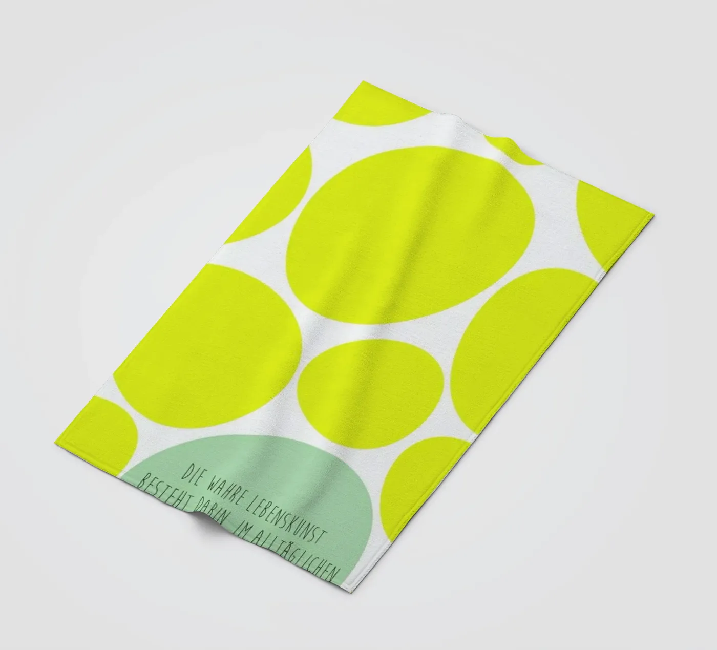 Lebenskunst Fleecedecke von XOXO Arte