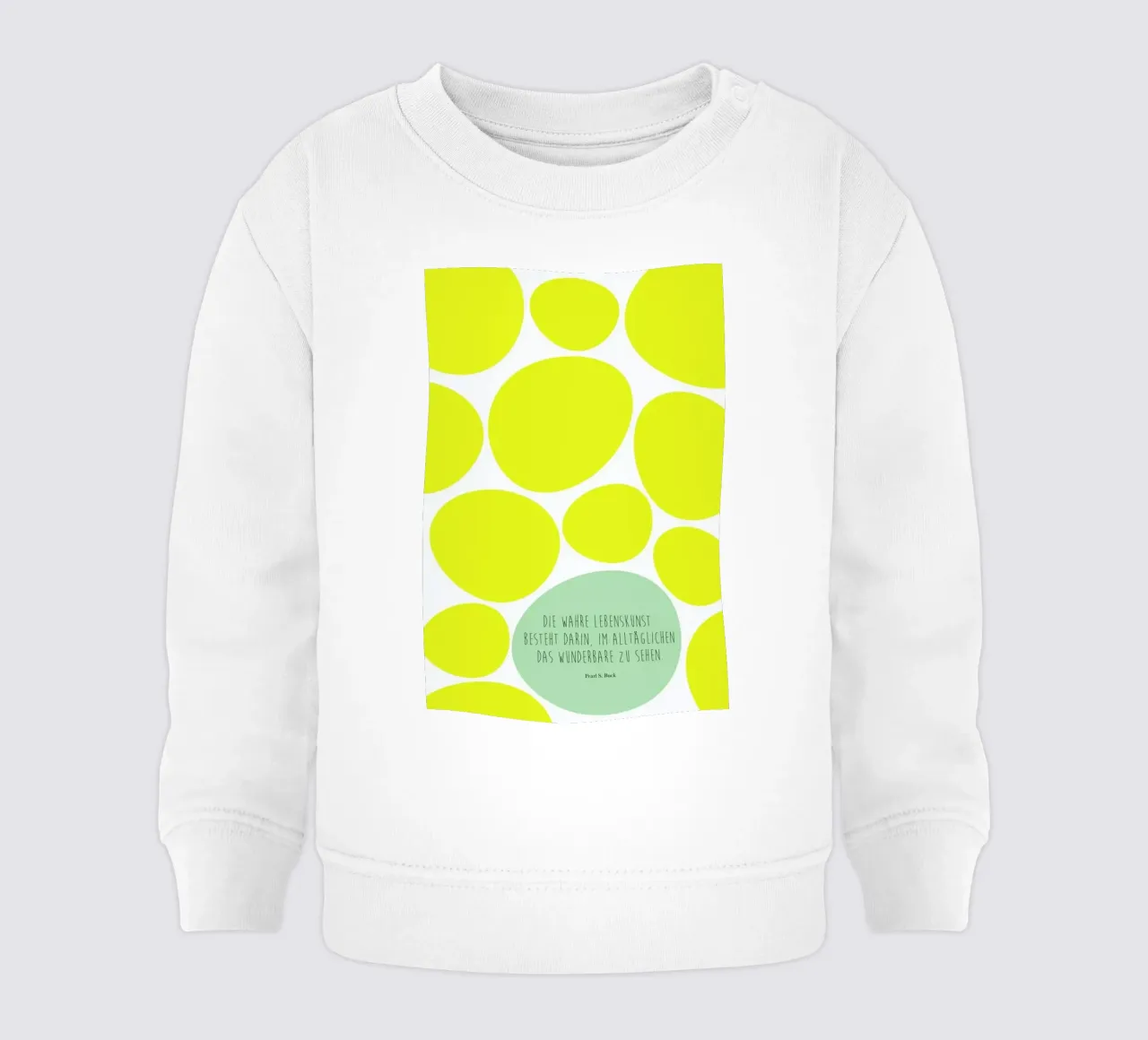 Lebenskunst felpa neonato da XOXO Arte