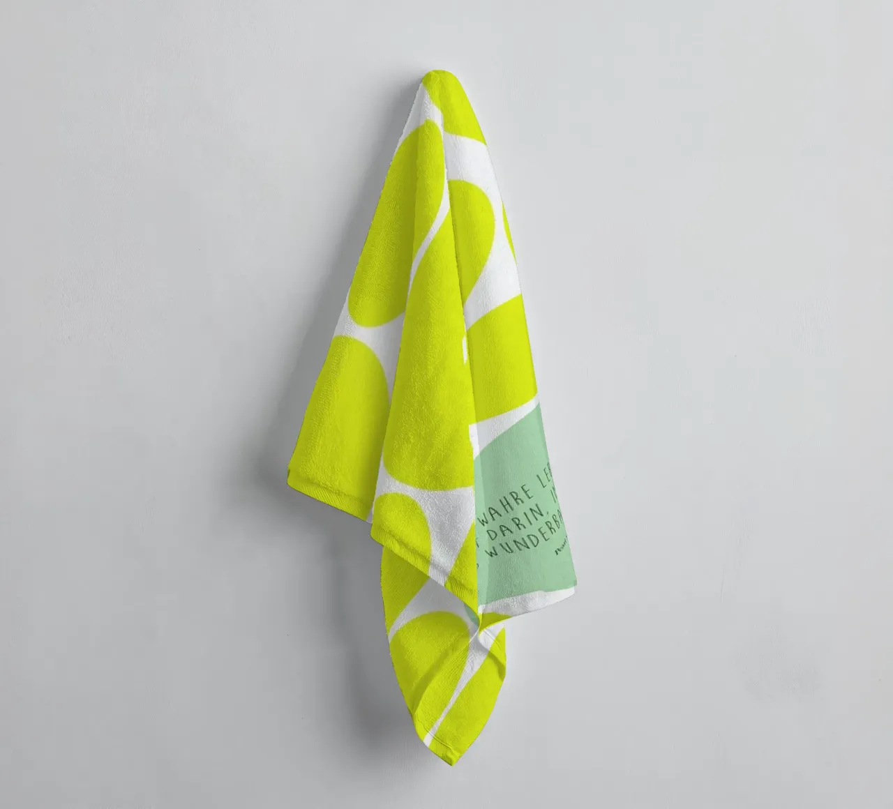 Lebenskunst asciugamano da bagno da XOXO Arte