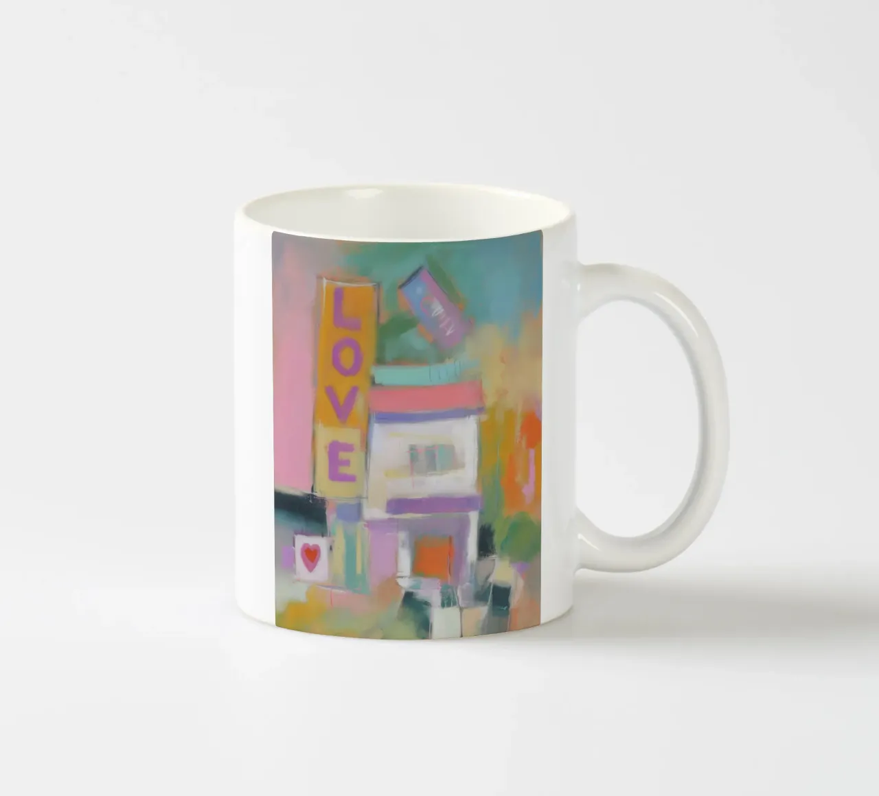 L'architecture de l'amour mug en céramique de Carina Pop & Pastell