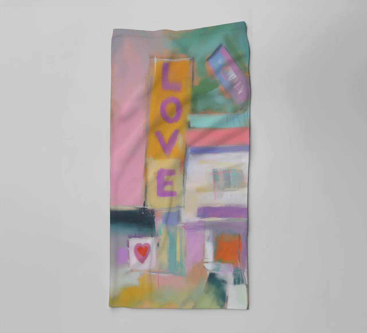 Architettura dell'amore asciugamano da bagno da Carina Pop & Pastell