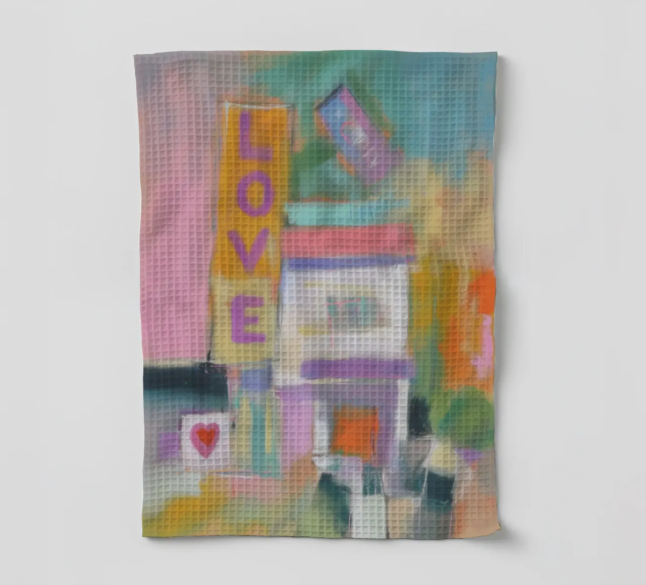 L'architecture de l'amour torchon de Carina Pop & Pastell