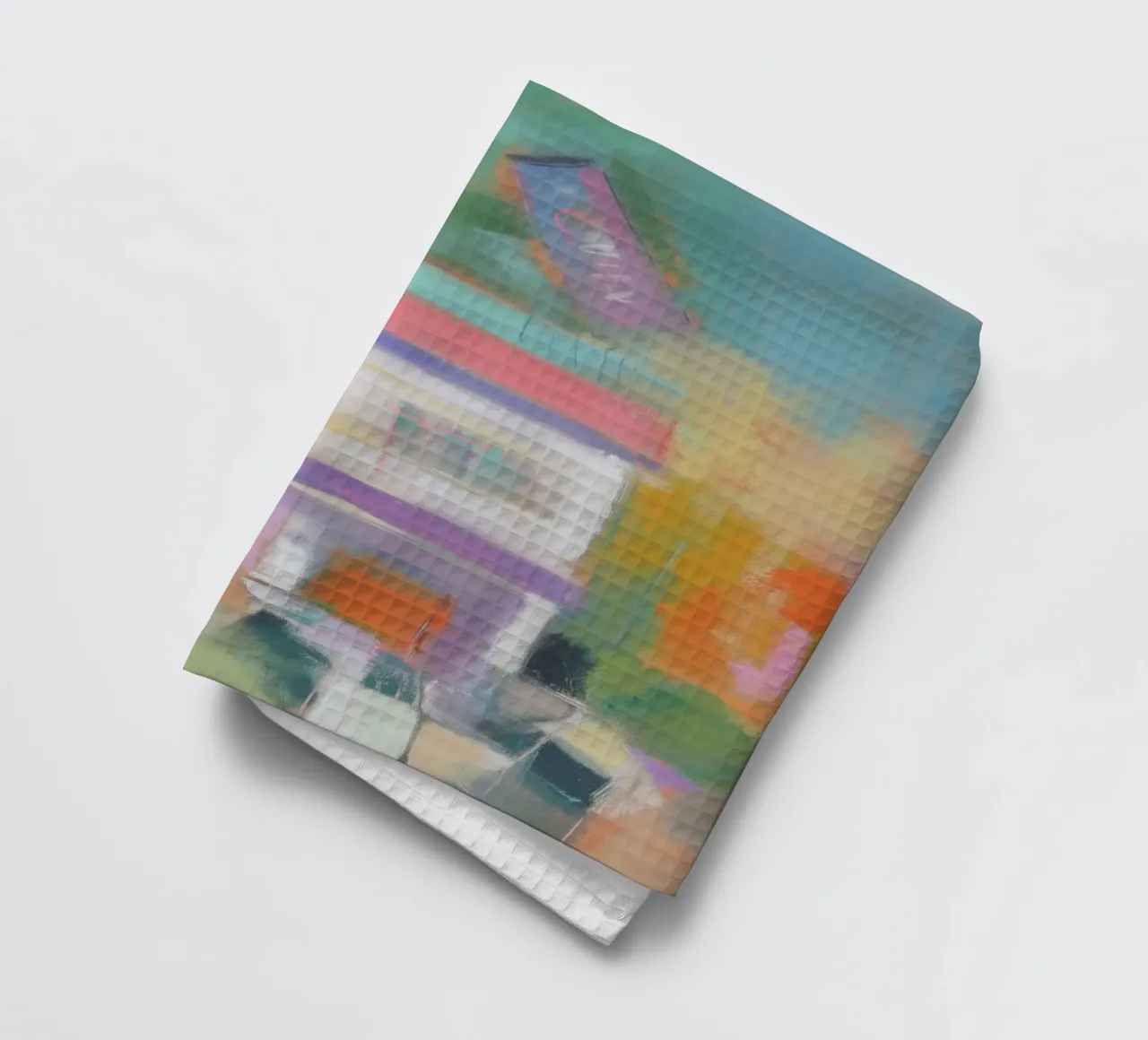 Architektur der Liebe Geschirrtuch von Carina Pop & Pastell