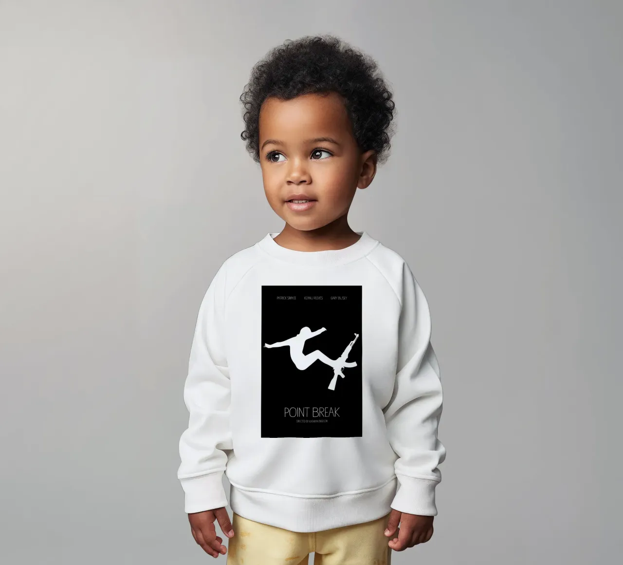 Point Break baby sweatshirt by Calm The Ham