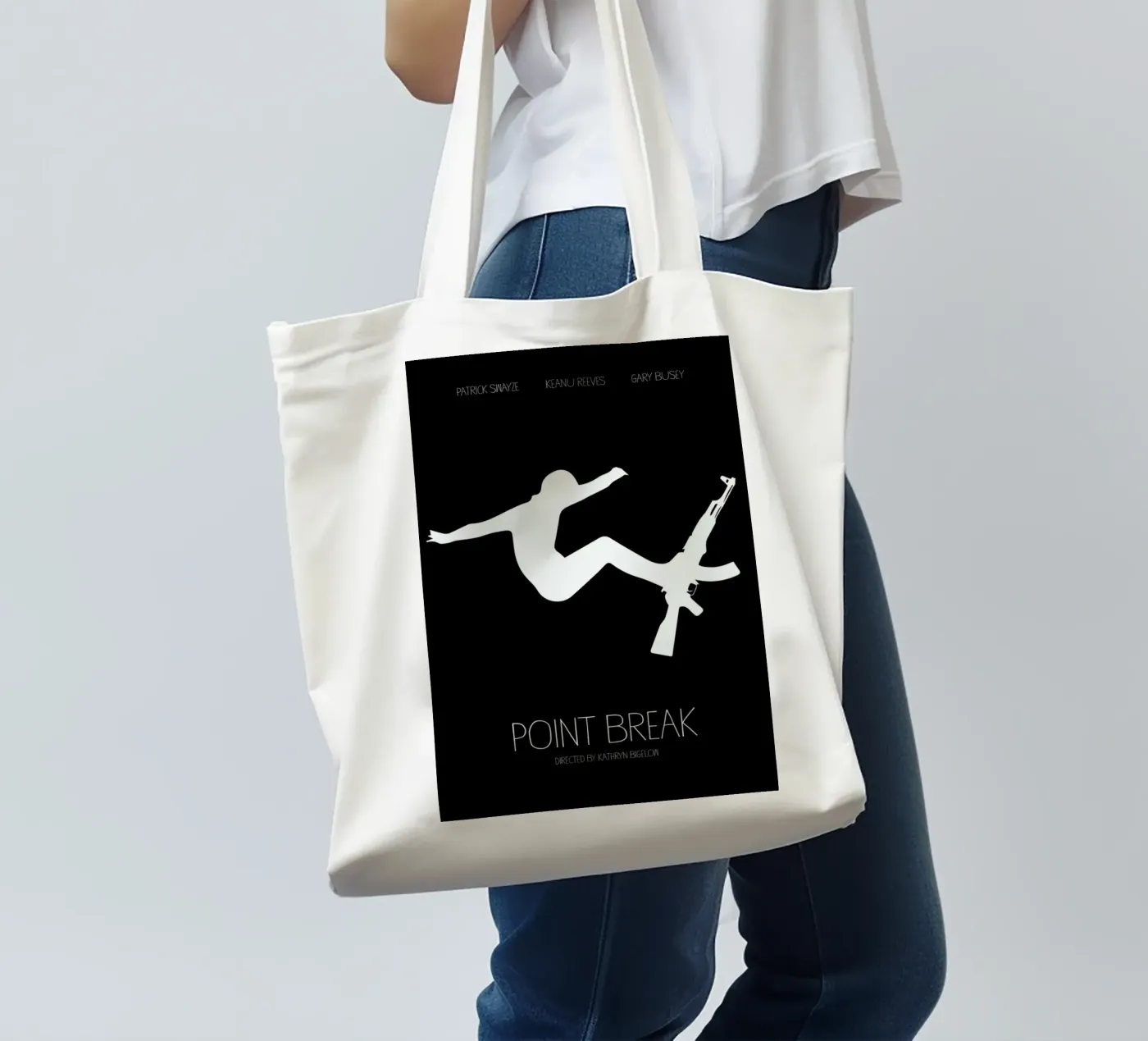 Point Break tote bag by Calm The Ham