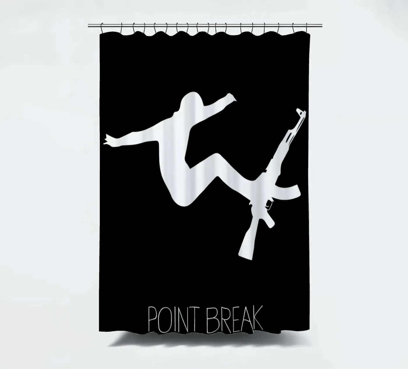 Point Break douchegordijn van Calm The Ham