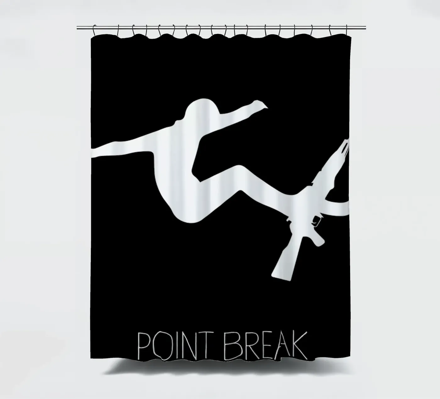 Point Break douchegordijn van Calm The Ham