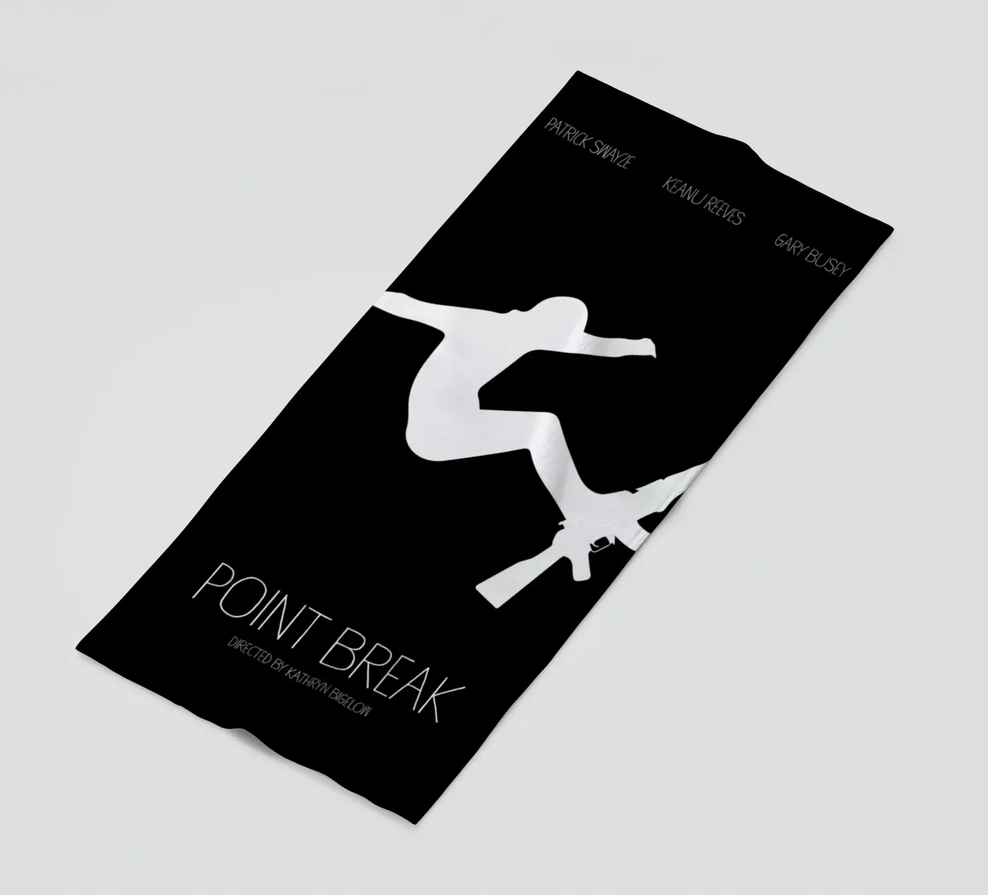 Point Break beach towel by Calm The Ham