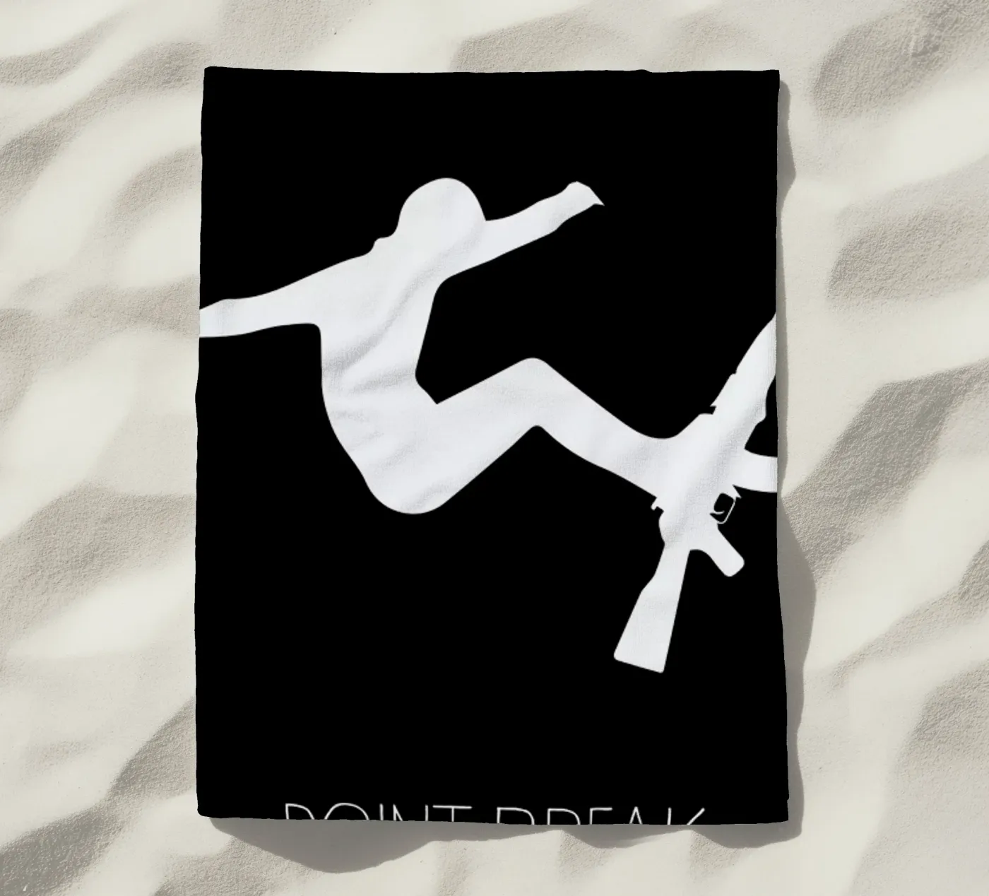 Point Break beach towel by Calm The Ham