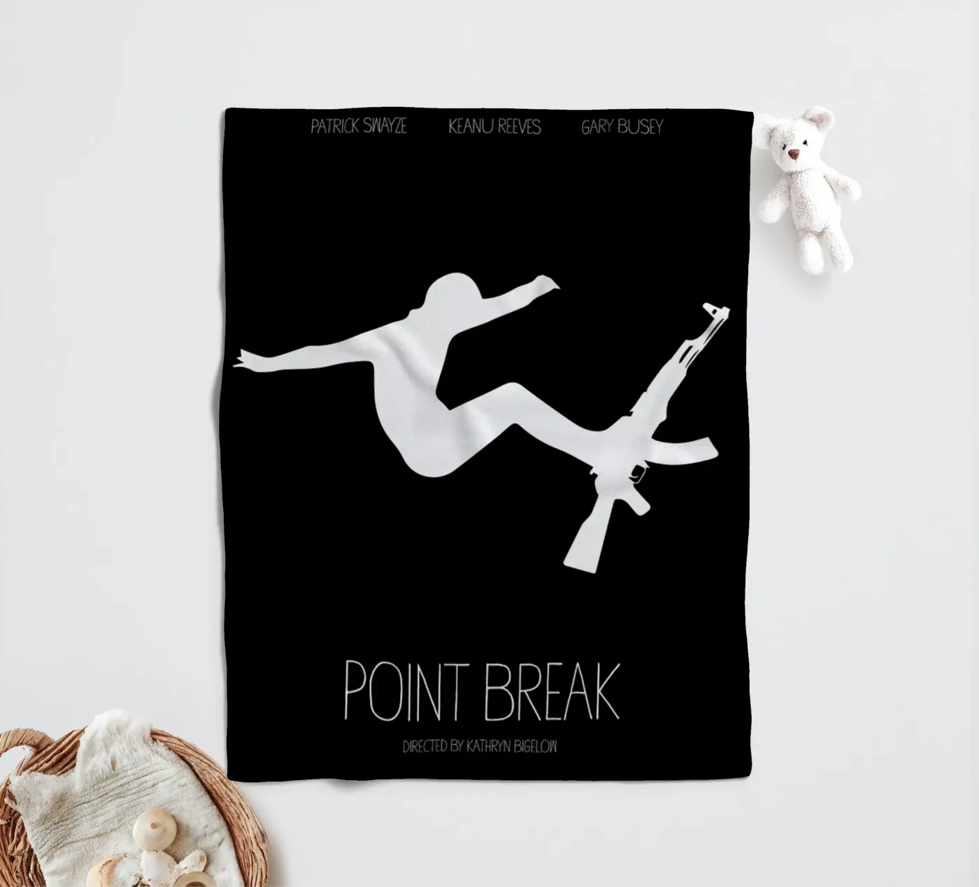 Point Break Fleecedecke von Calm The Ham