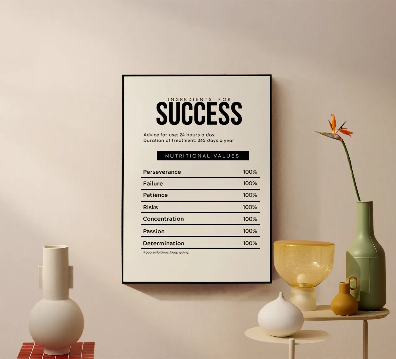 Succes acryl van Reece Scott