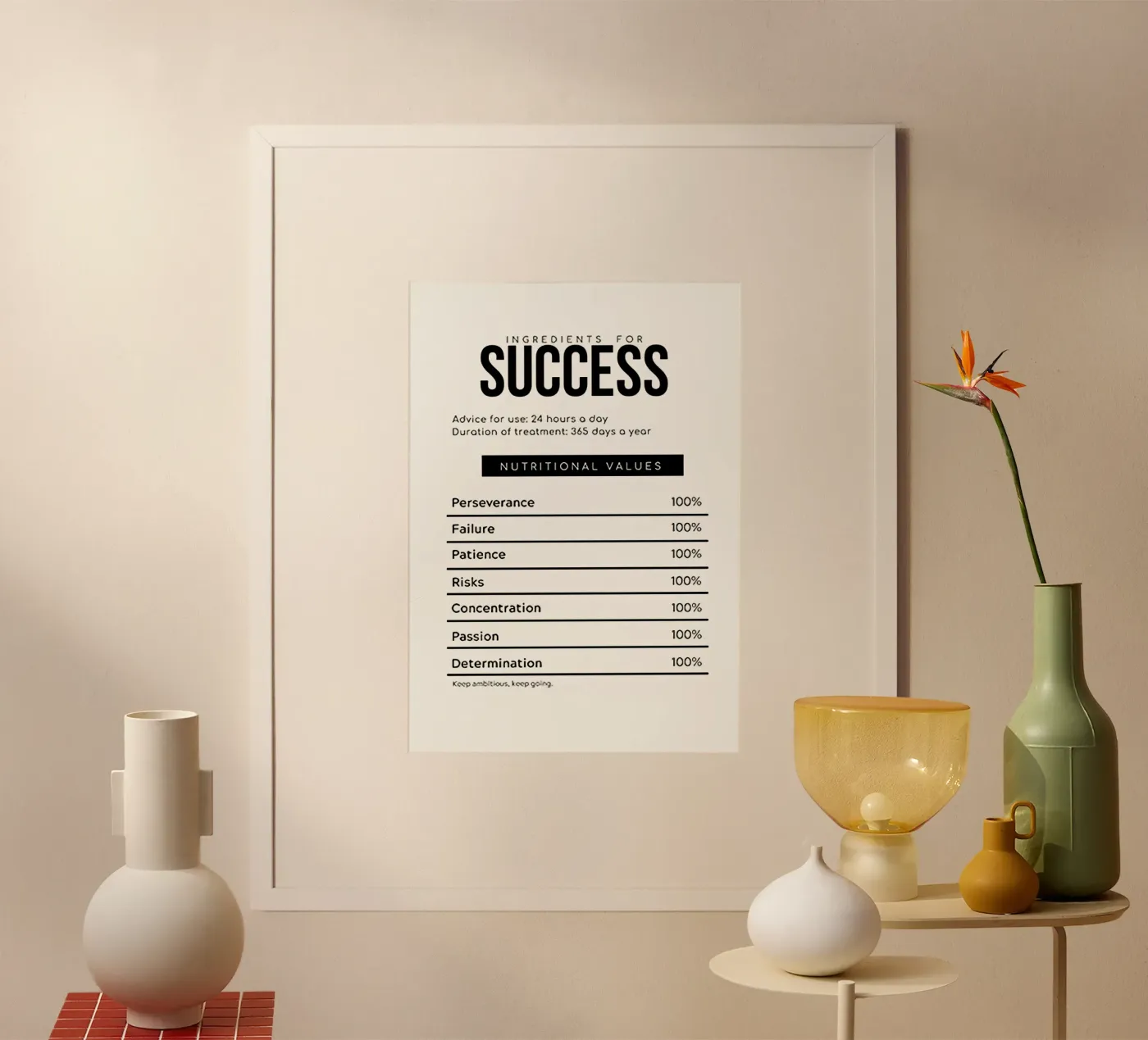 Success poster da Reece Scott
