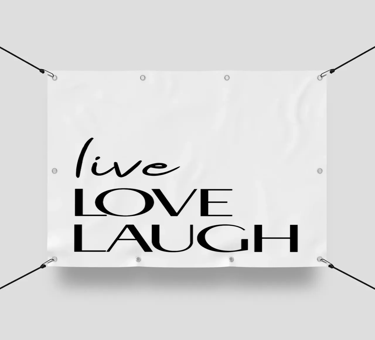 Vivere, amare, ridere telo in pvc da Reece Scott