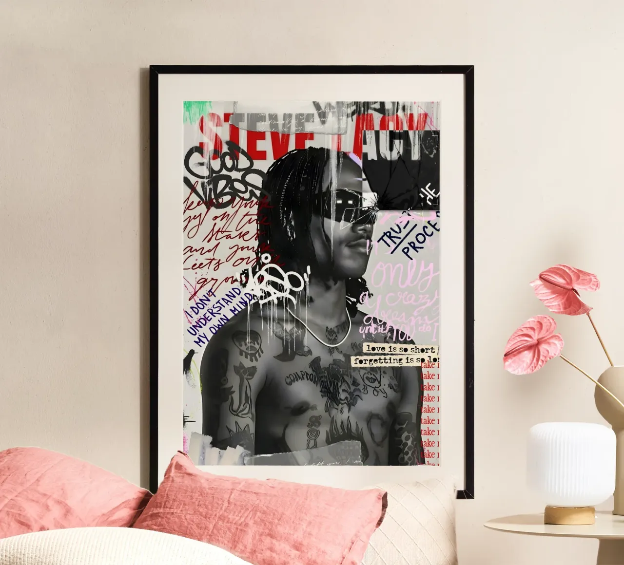 Steve Lacy Street Art carta hahnemühle da Digital Street art