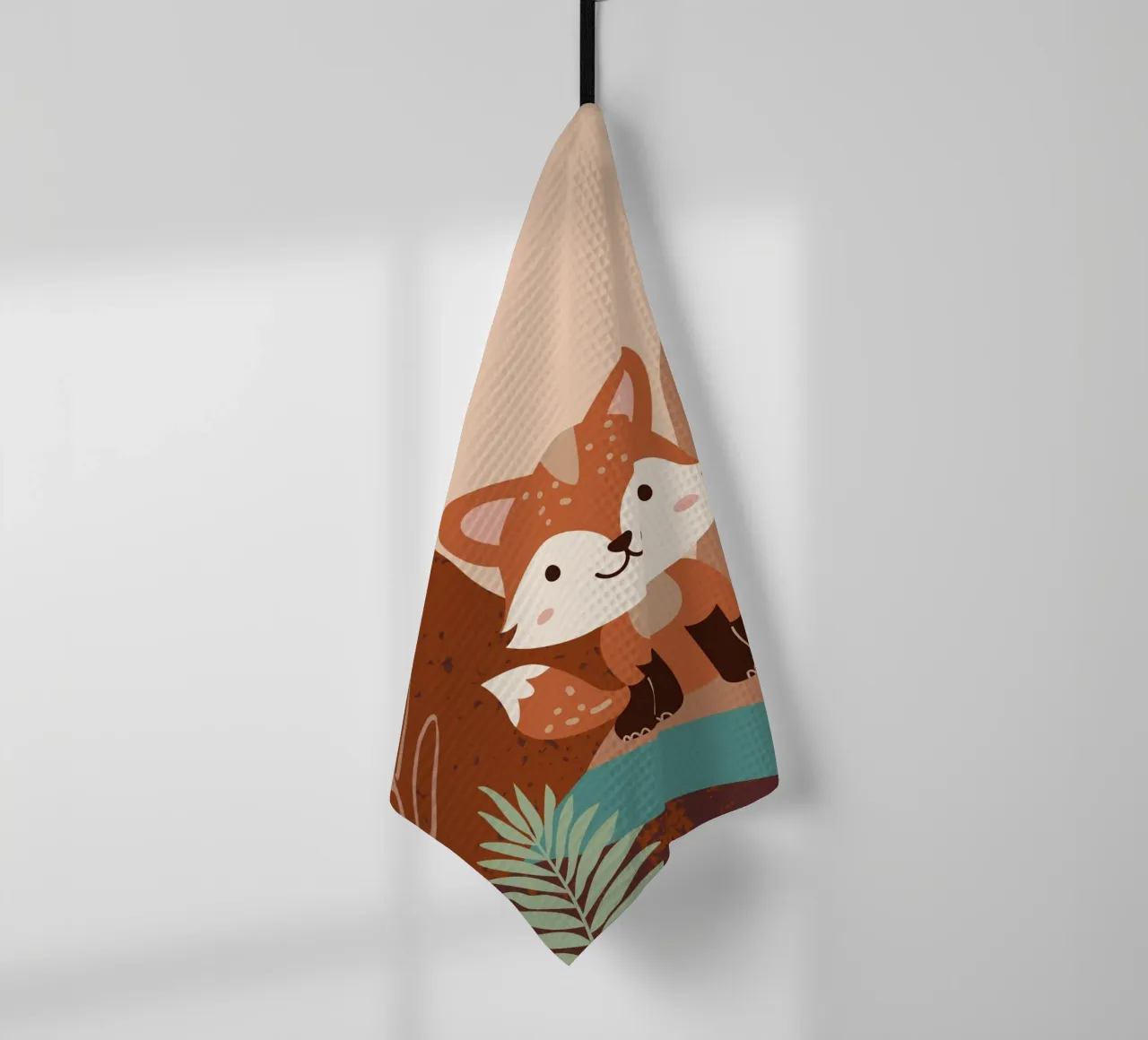 Kleiner Waldfuchs Geschirrtuch von Berwies Artwork