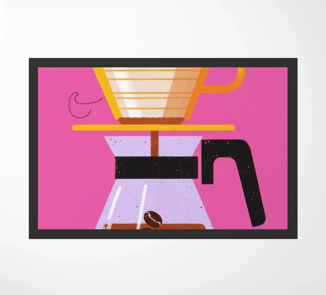 Caffè rosa da versare zerbino da Sun Riser