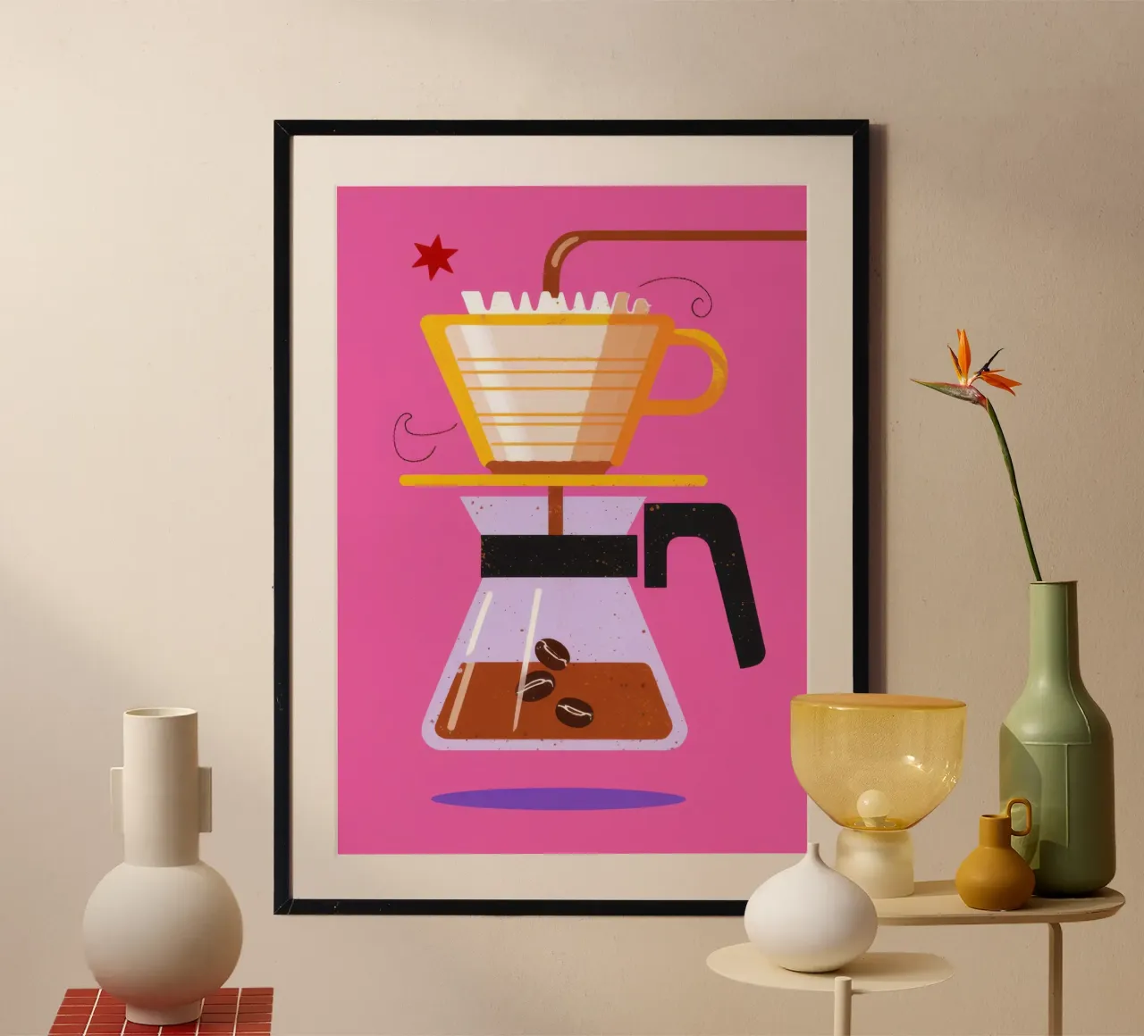 Caffè rosa da versare carta hahnemühle da Sun Riser
