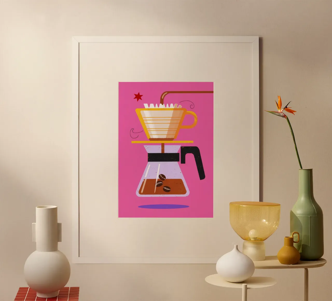 Caffè rosa da versare carta hahnemühle da Sun Riser