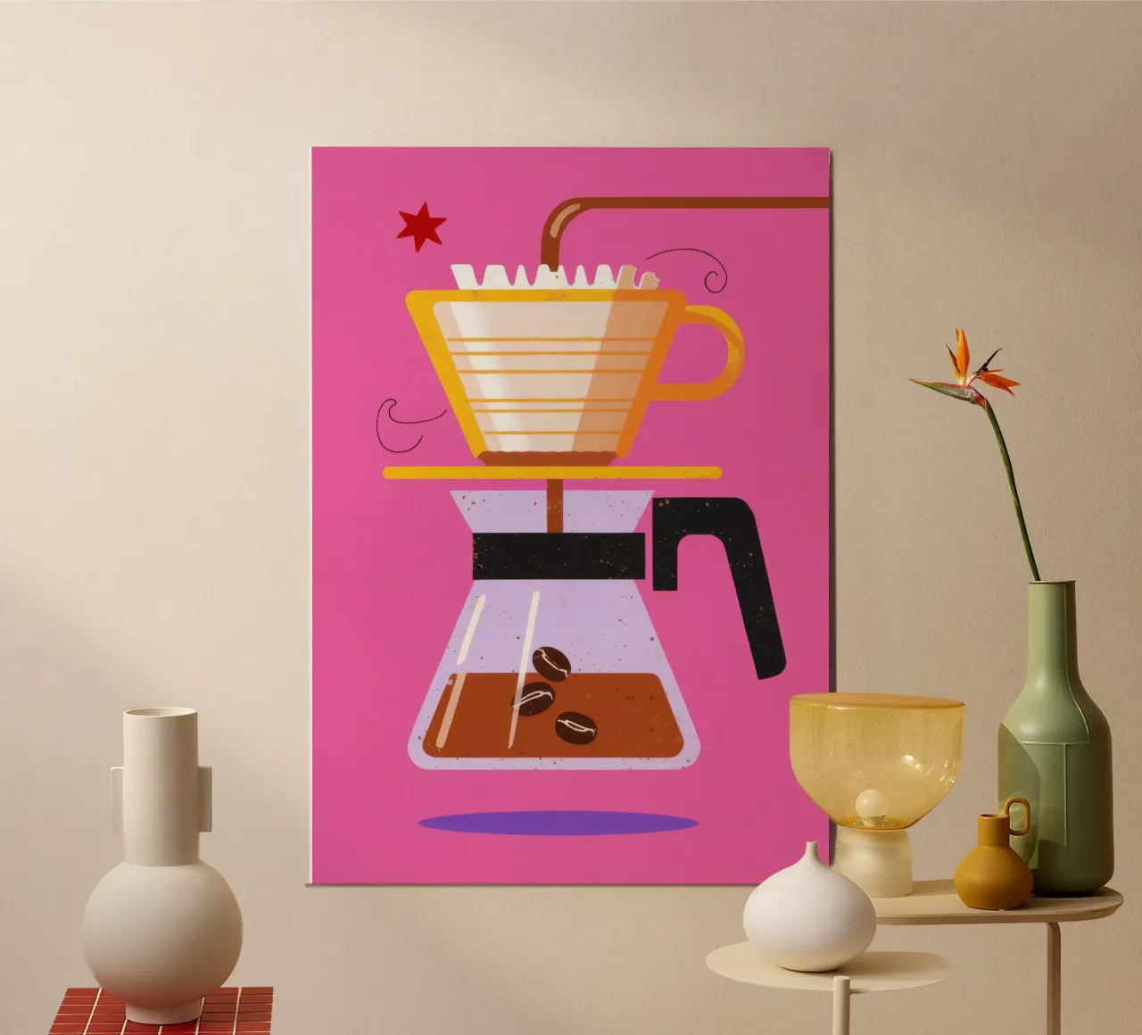 Caffè rosa da versare carta hahnemühle da Sun Riser