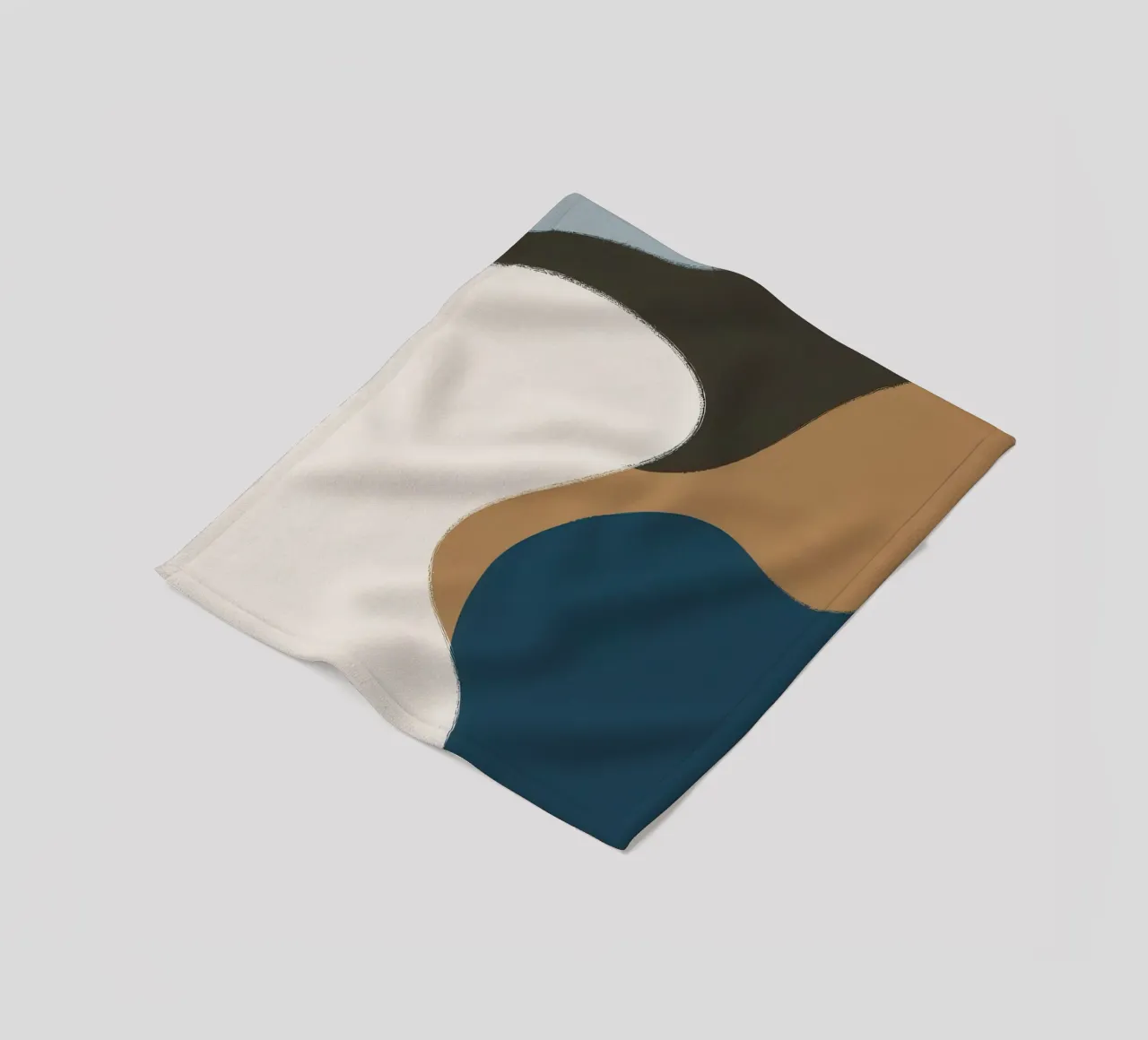 Flusso astratto terroso coperta in pile da Sun Riser
