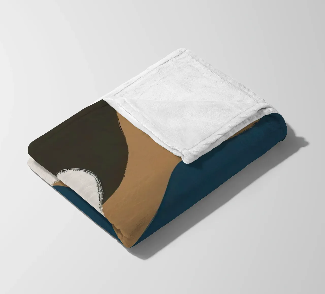 Flusso astratto terroso coperta in pile da Sun Riser