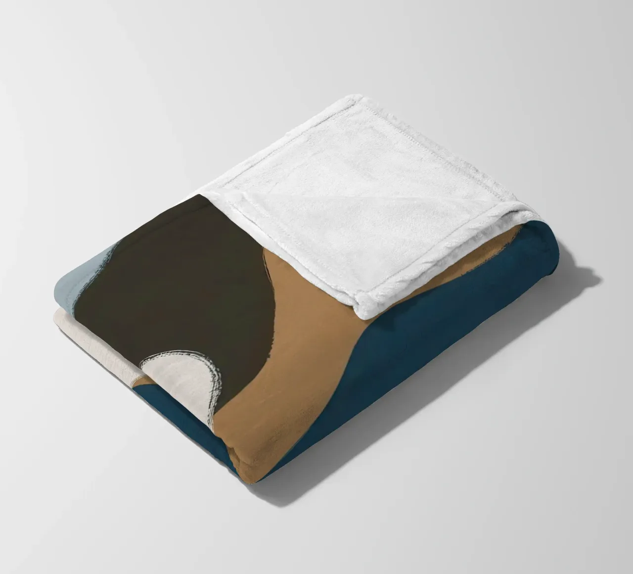 Flusso astratto terroso coperta in pile da Sun Riser