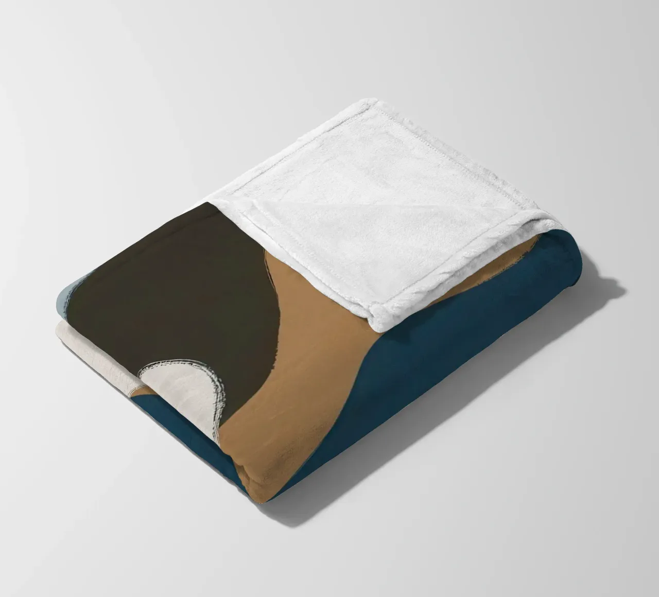 Flusso astratto terroso coperta in pile da Sun Riser
