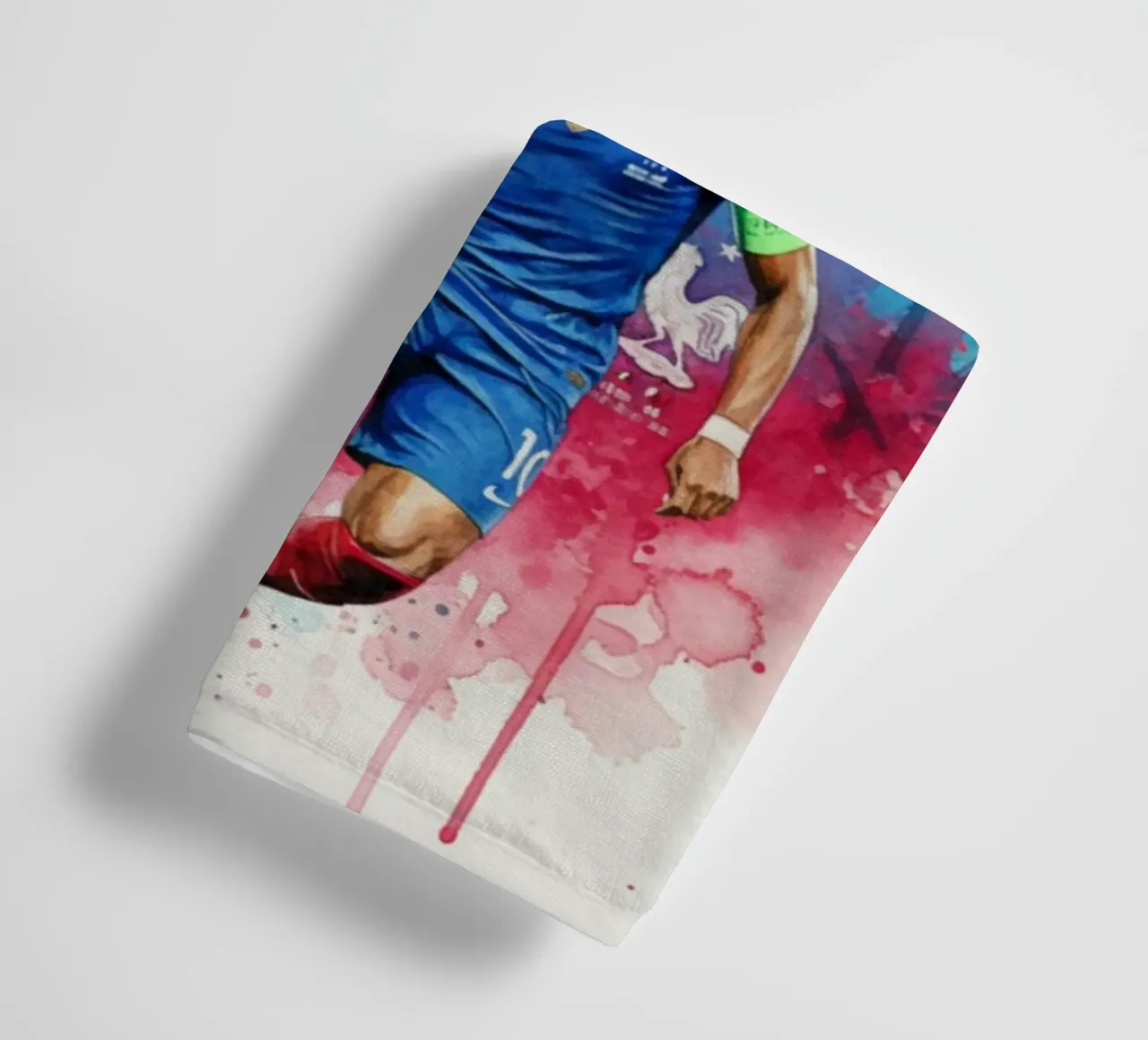 Sorriso di Kylian Mbappe asciugamano da bagno da Kalis
