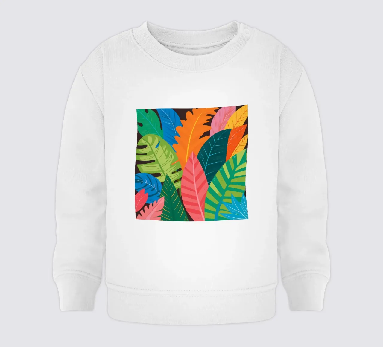 Giungla cromatica a cascata felpa neonato da Sun Riser