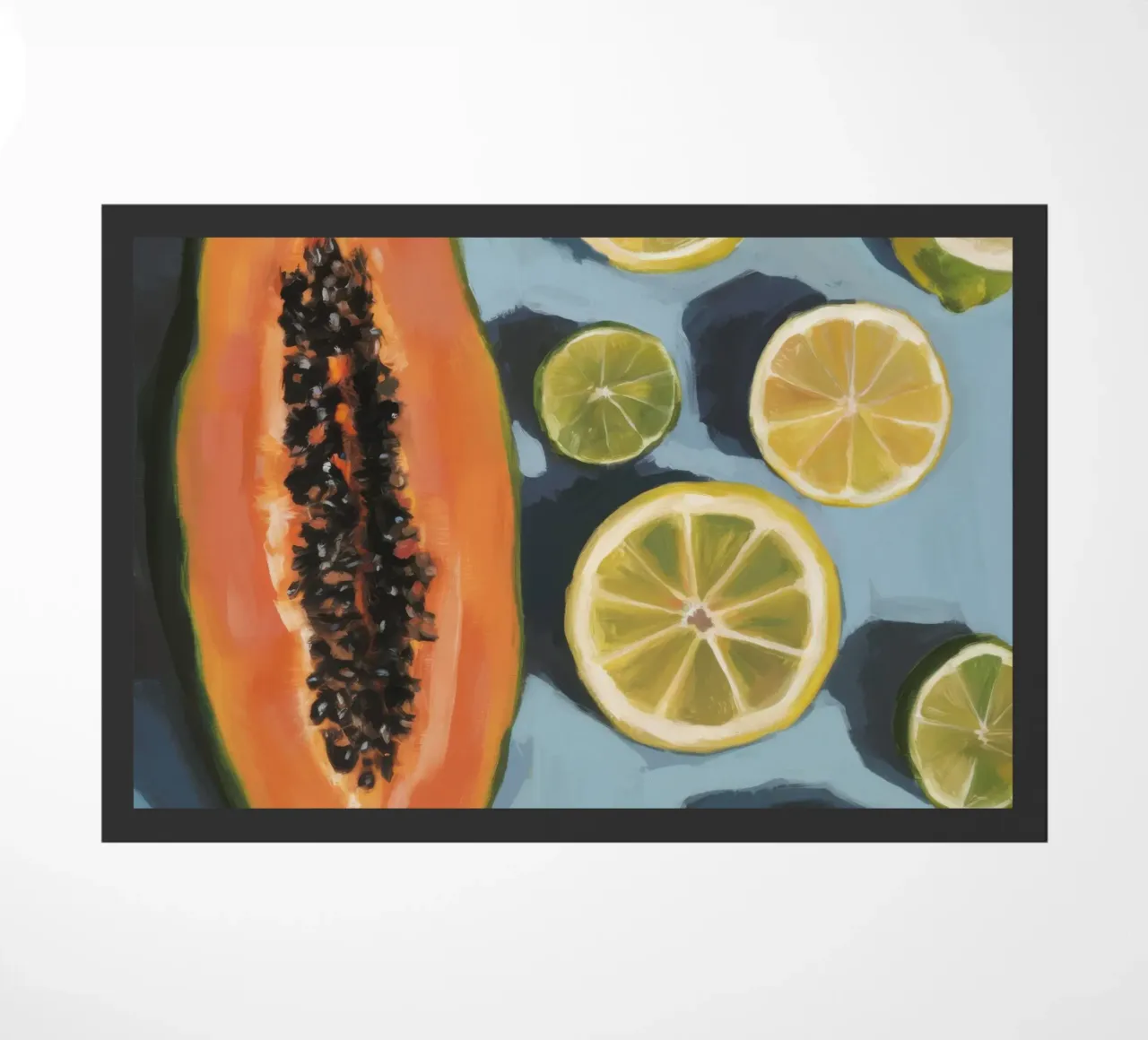 Zeste di papaya azzurre zerbino da Sun Riser