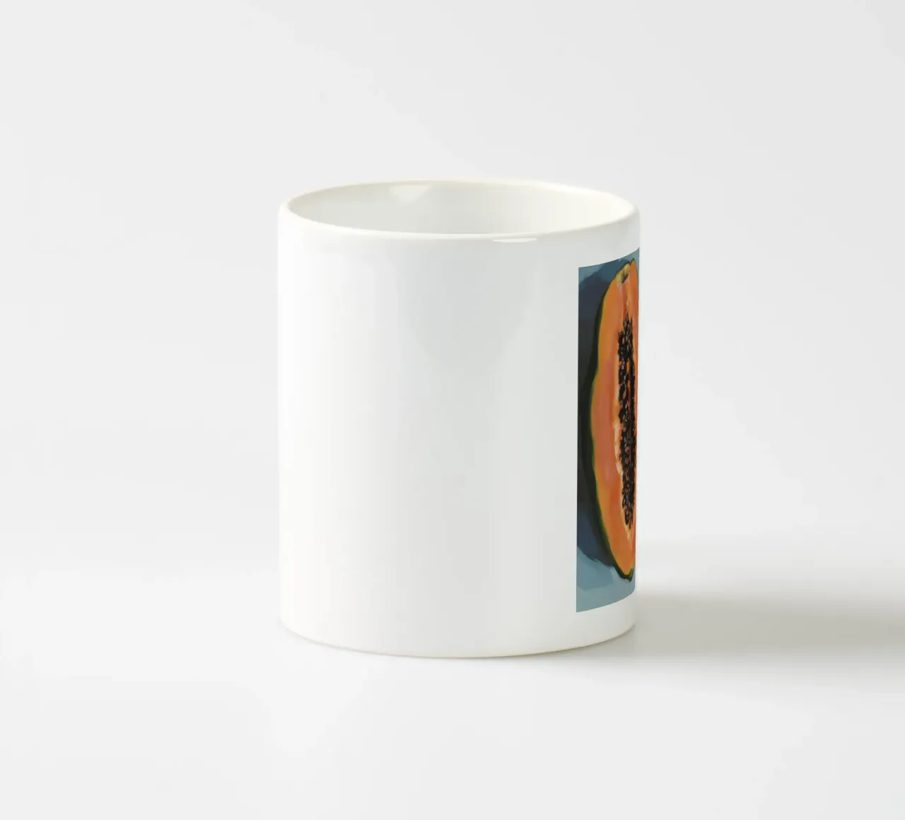 Zeste di papaya azzurre tazza in ceramica da Sun Riser