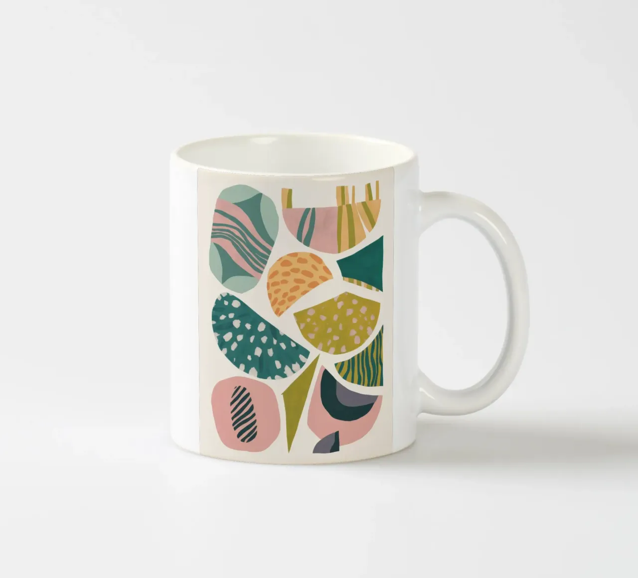 Mosaico di forma strutturata tazza in ceramica da Sun Riser