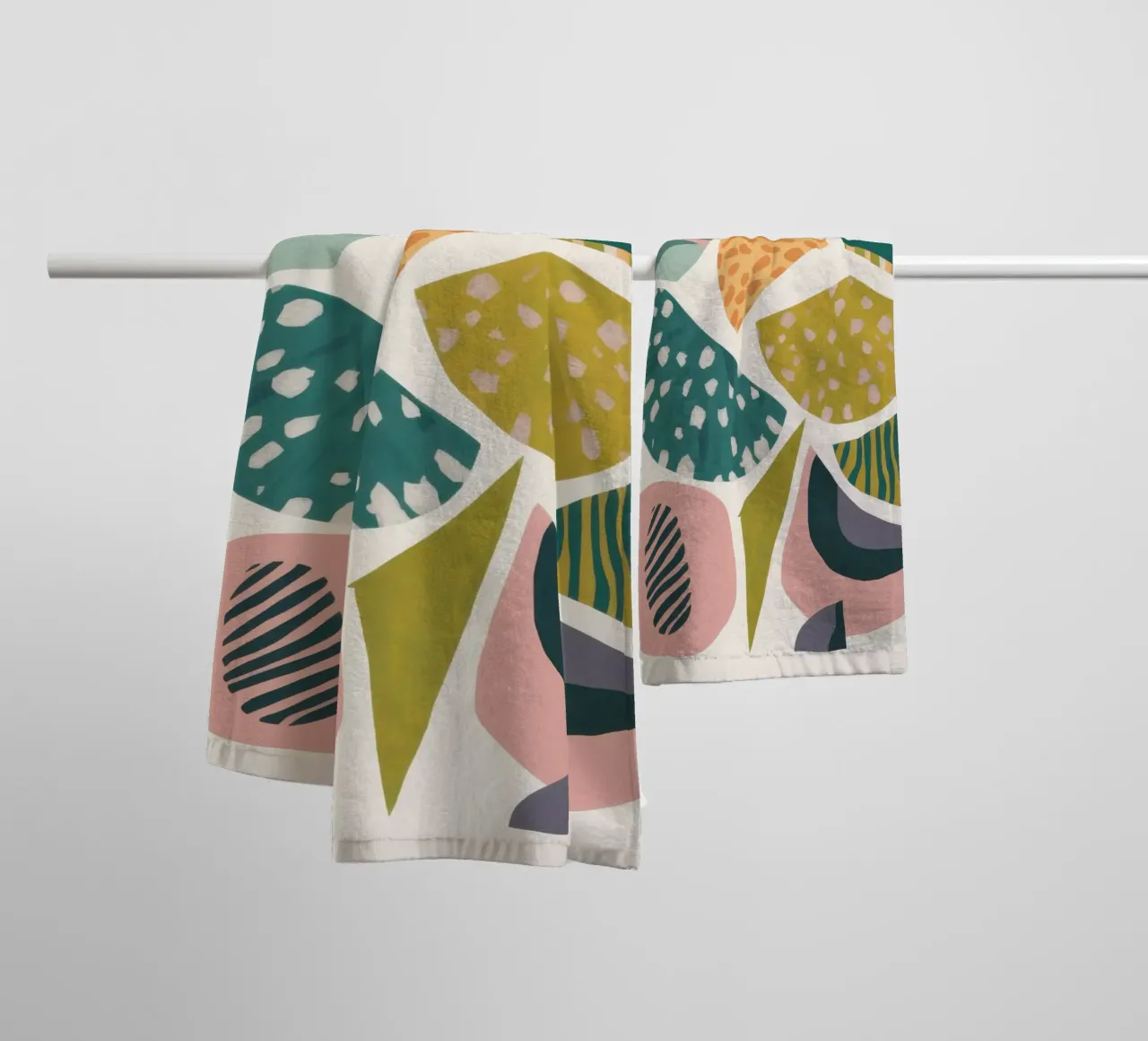 Mosaico di forma strutturata asciugamano da bagno da Sun Riser