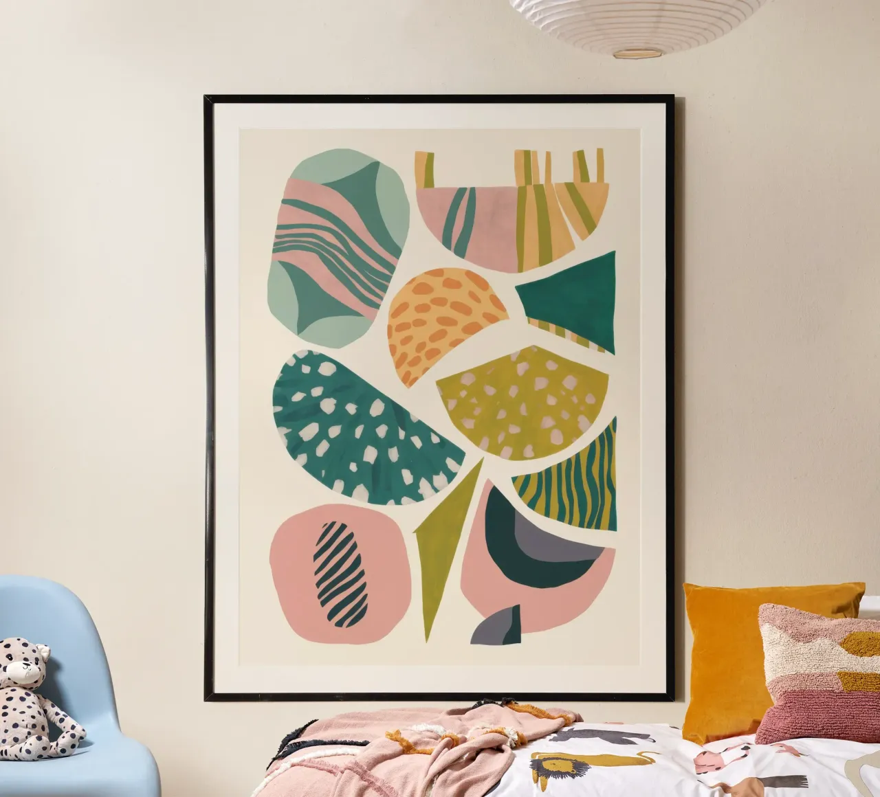 Mosaico di forma strutturata carta hahnemühle da Sun Riser