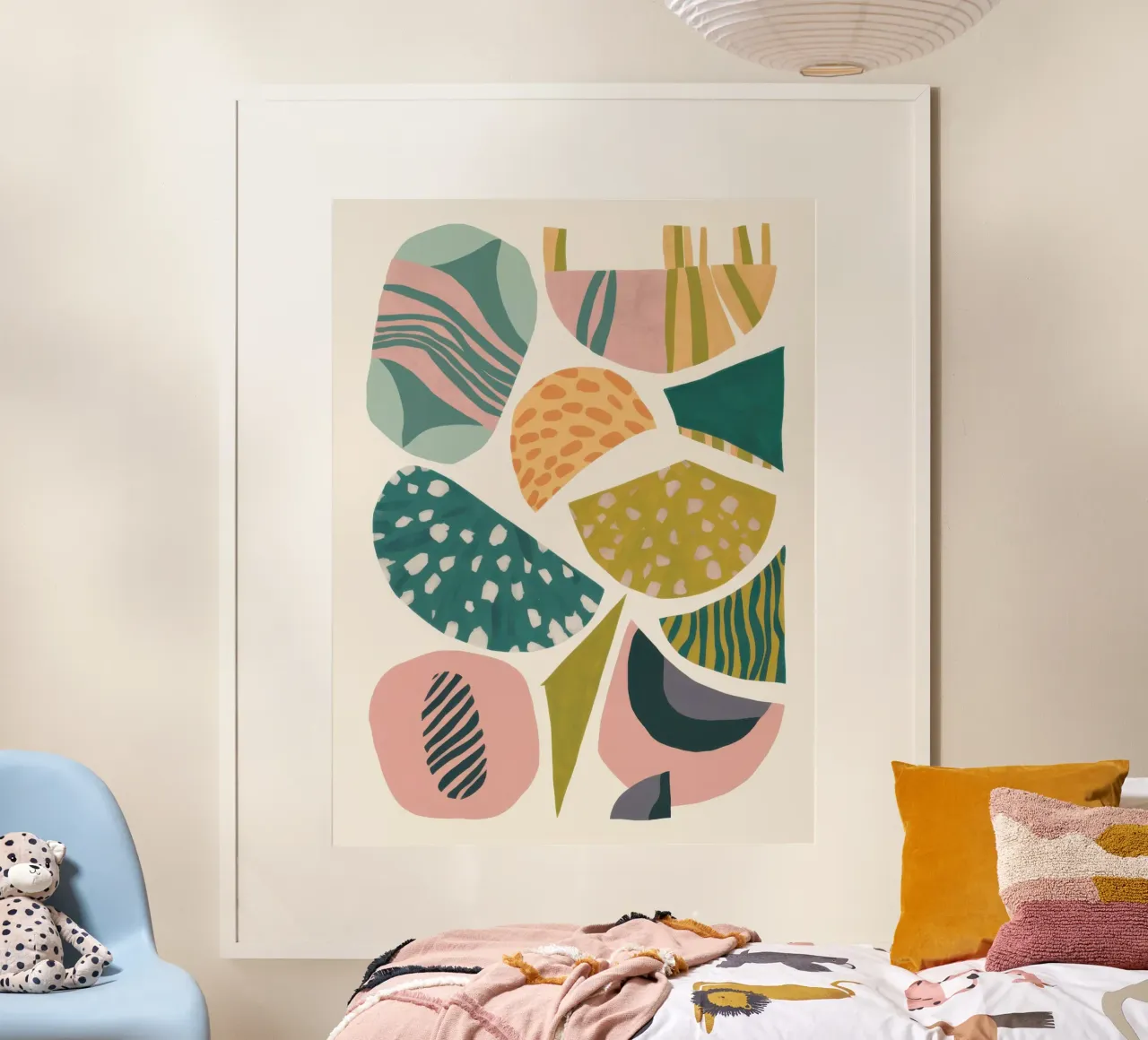 Mosaico di forma strutturata carta hahnemühle da Sun Riser