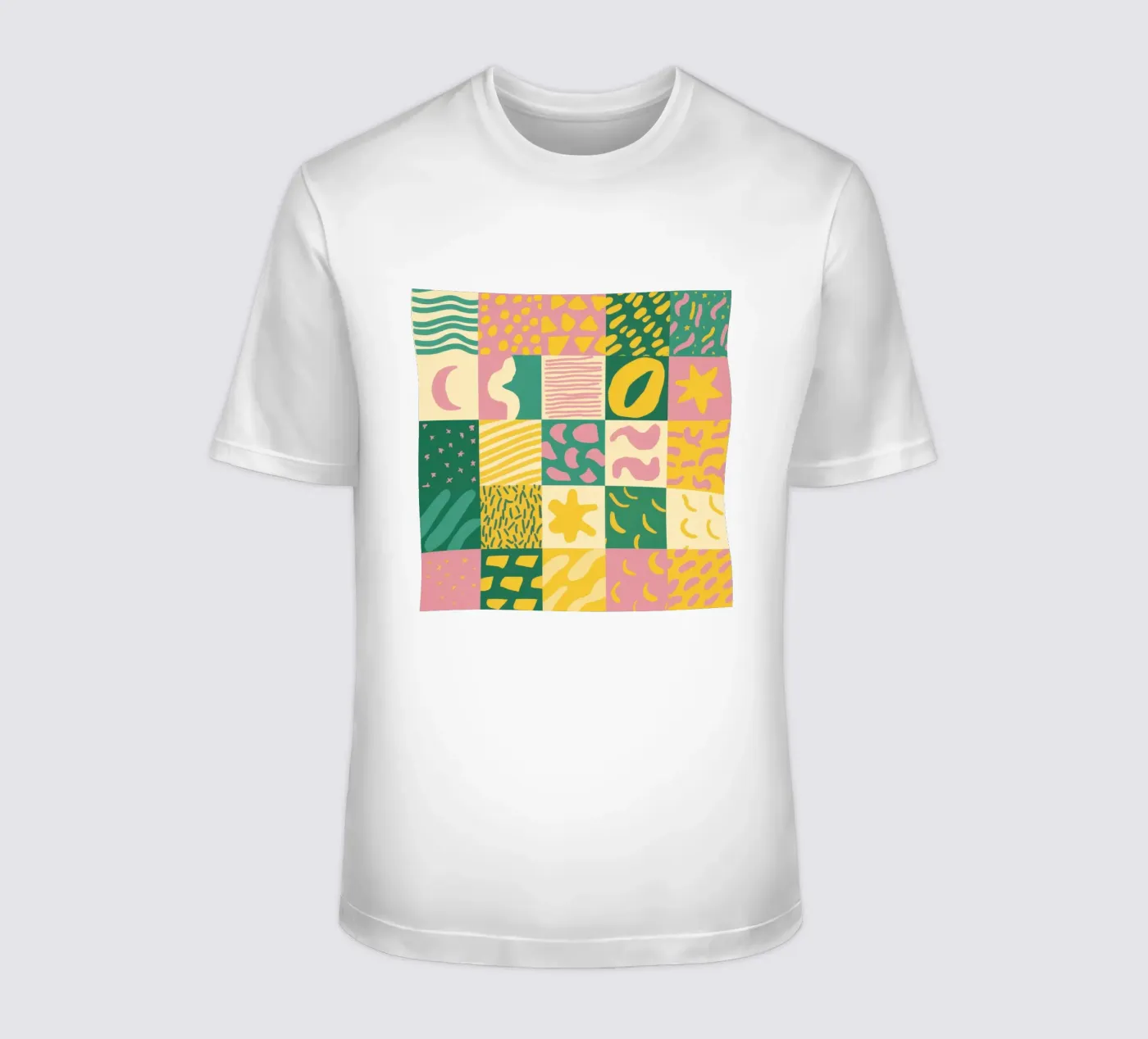 Griglia Joyful Patchwork t-shirt da Sun Riser