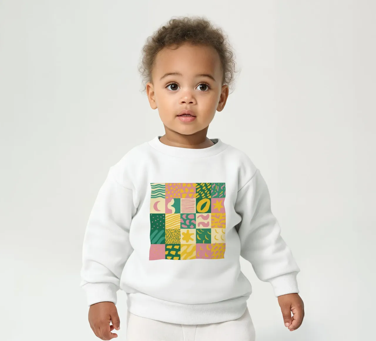Griglia Joyful Patchwork felpa neonato da Sun Riser