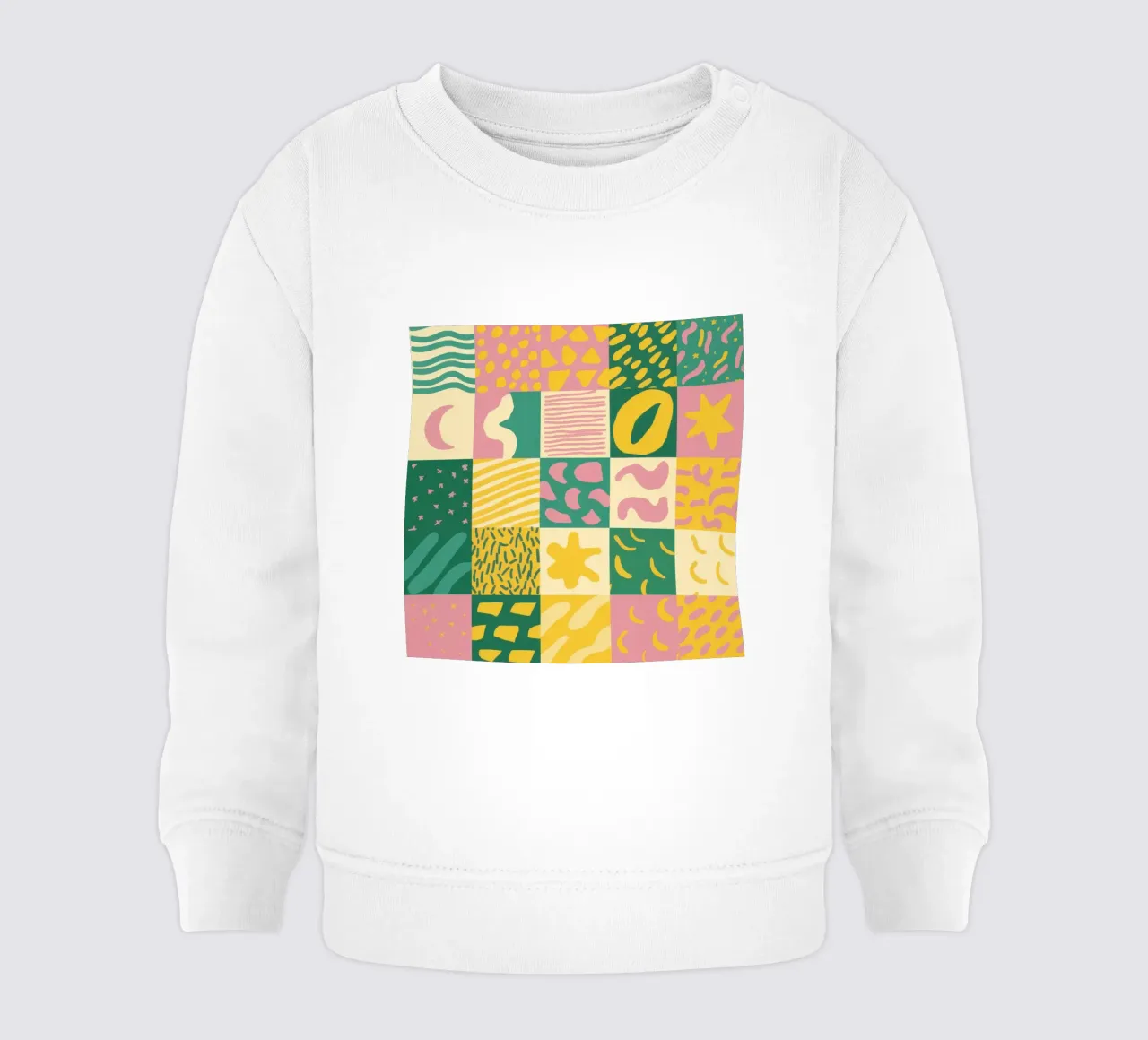 Griglia Joyful Patchwork felpa neonato da Sun Riser