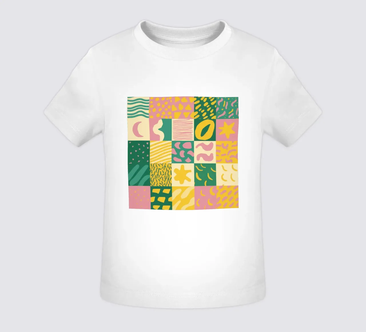 Griglia Joyful Patchwork maglietta neonato da Sun Riser