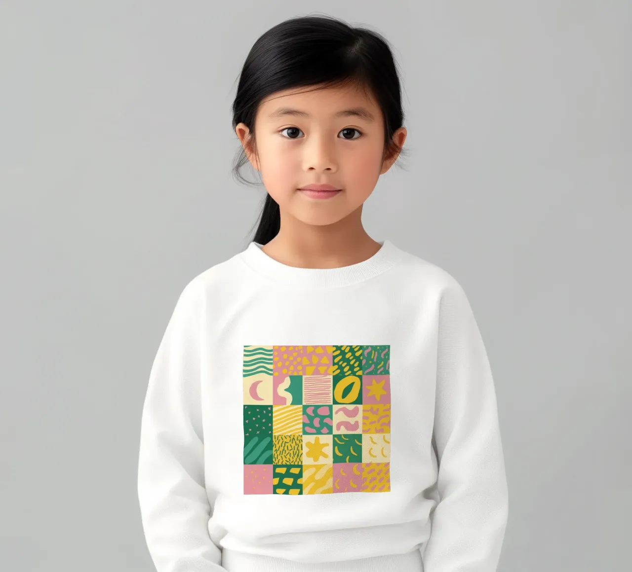 Griglia Joyful Patchwork felpa bambino da Sun Riser