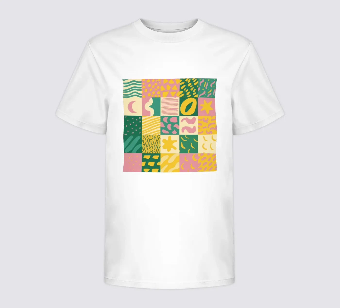 Griglia Joyful Patchwork t-shirt bambini da Sun Riser